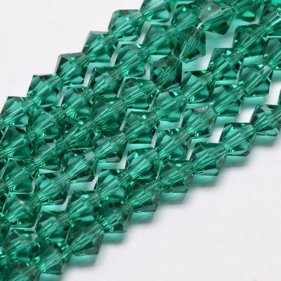 1 Strand of 2mm Glass Bicones ~ Sea Green ~ approx. 160 beads