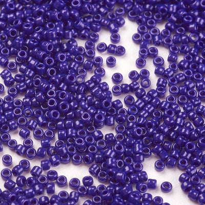 MGB Matsuno Seed Beads ~ Size 15/0 ~ Dark Blue ~ 5 grams