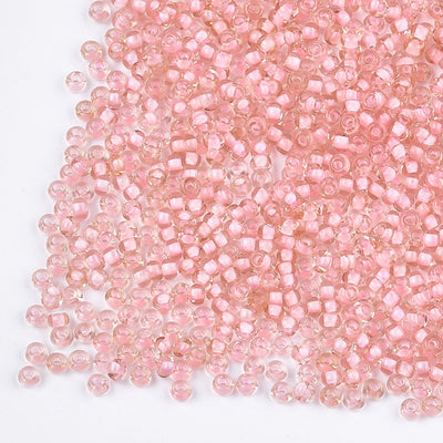 FGB Seed Beads ~ Size 11/0 ~ Inside Colours Rosaline ~ 20 grams