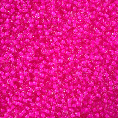 FGB Seed Beads ~ Size 11/0 ~ Inside Colours - Camellia ~ 20 grams