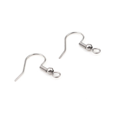 3 Pairs of 22mm Stainless Steel Ear Wires
