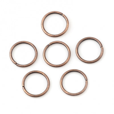 4mm Antique Copper Plated Jump Rings ~ Pack of 200