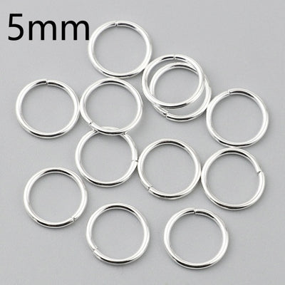 5mm Silver Plated Jump Rings ~ Pack of 200