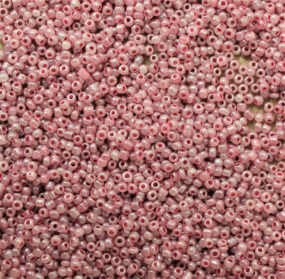 3mm Seed Beads ~ 20g ~ Ceylon Lustred Light Amethyst