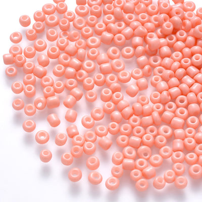 2mm Seed Beads ~ 20g ~ Opaque Peach