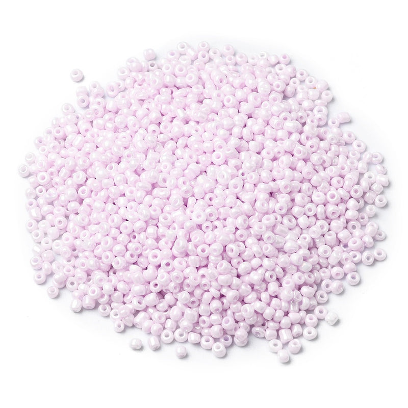 2mm Seed Beads ~ 20g ~ Opaque Pale Pink