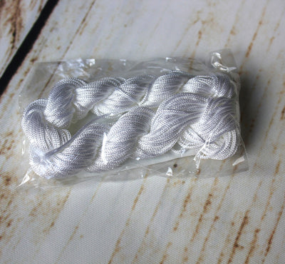 1mm Nylon Cord ~ White ~ 22 Metres