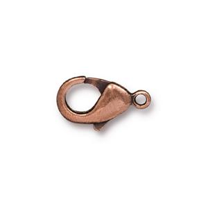 TierraCast Lobster Clasp ~ 15mm x 9mm ~ Antique Copper