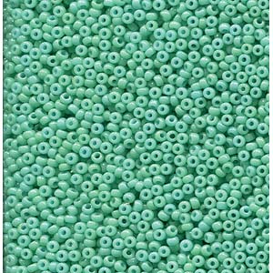 Miyuki Seed Beads Round Size 11/0 ~ Duracoat Opaque Dyed Turquoise ~ 10g Bag