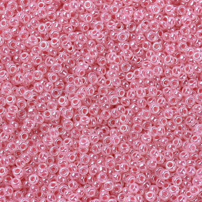 11/0 Miyuki Seed Beads ~ Carnation Pink Ceylon (0535) ~ 10g