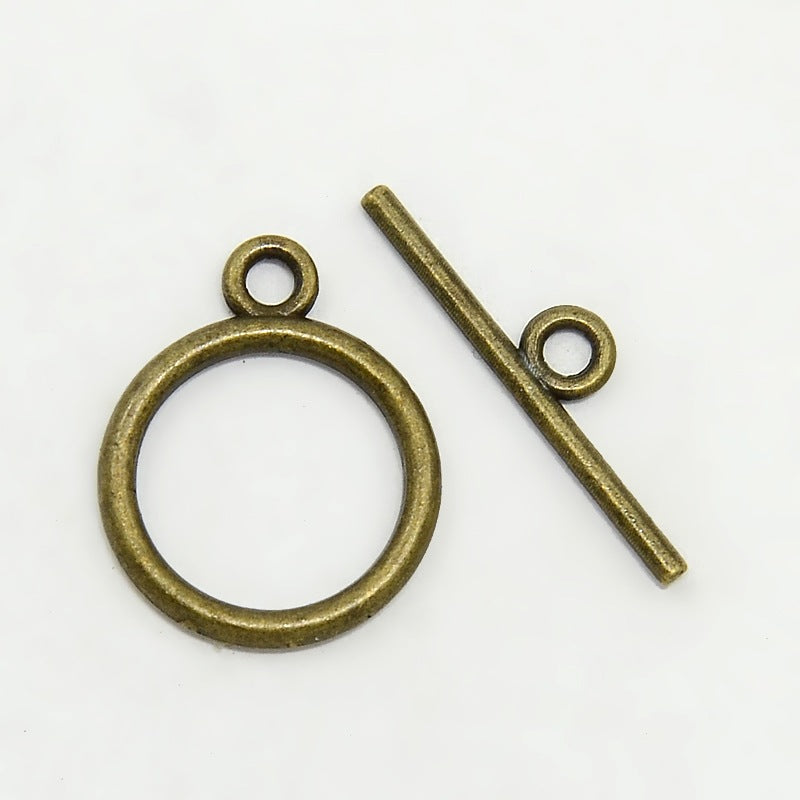 10 x Toggle Clasps ~ 15mm ~ Antique Bronze Plated ~ Lead and Nickel Free