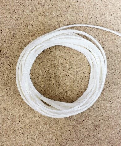 5 Metres of Microfibre Suede Cord ~ White