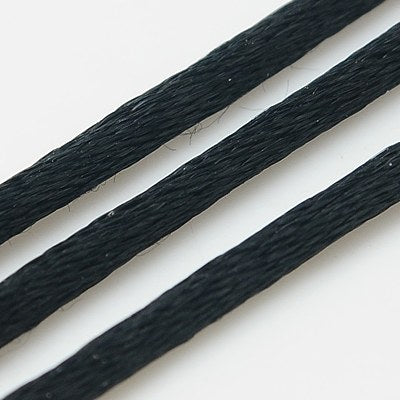 2mm Black Nylon Thread - Sold by the metre