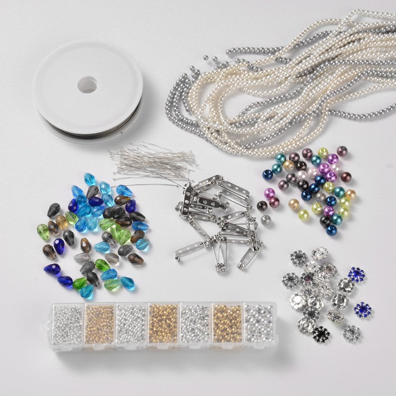 Jewellery Making Kit ~ Glass Beads & Pearls