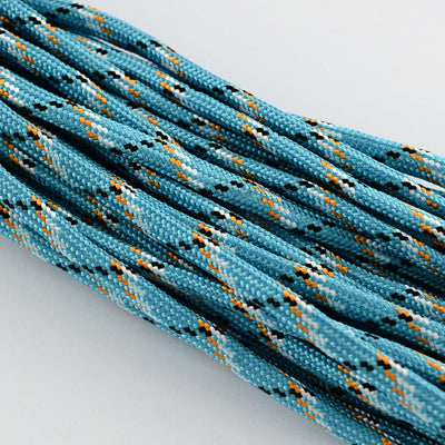 1 Metre of Paracord (Rock Climbing Rope) ~ 4mm ~ Sky Blue