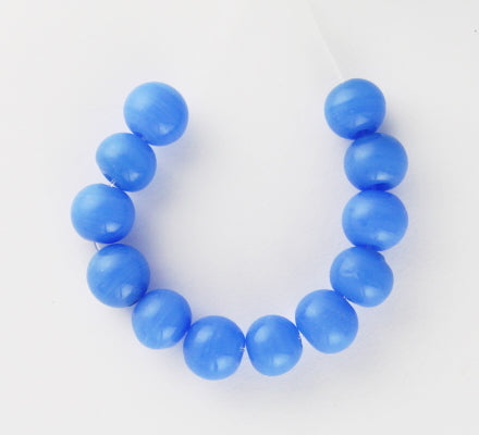 150 x Round Glass Beads ~ 4mm ~ Cornflower Blue