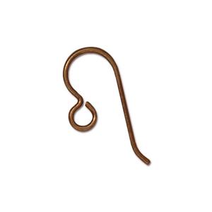 TierraCast Regular Loop Ear Wires ~ Pair ~ Copper