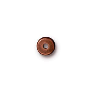 TierraCast Heishi 6mm Disk ~ Antique Copper
