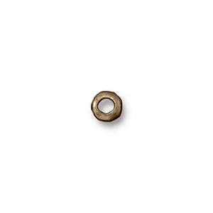 TierraCast 5mm Nugget with 2mm Inner Dimension ~ Brass Oxide