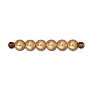 1 x TierraCast 4mm Round Bead ~ Gold Filled