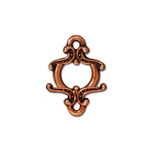 TierraCast Keepsake Toggle Clasp ~ Antique Copper