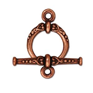 TierraCast Heirloom Toggle Clasp ~ Antique Copper