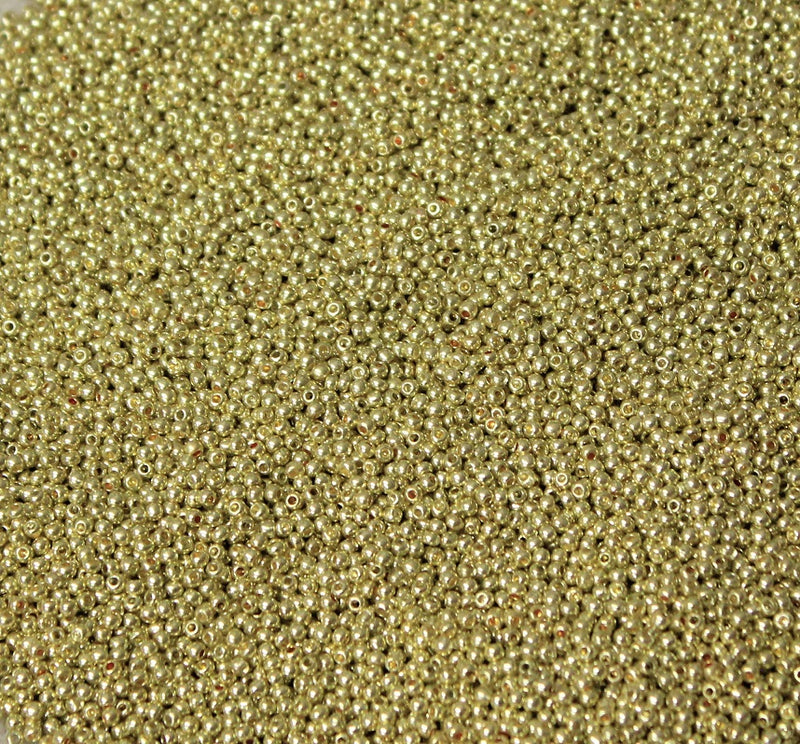 FGB Seed Beads ~ Size 11/0 ~ Metallic Gold ~ 20 grams