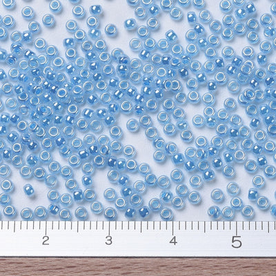 11/0 Miyuki Seed Beads ~ Blue Ceylon (0537) ~ 10g