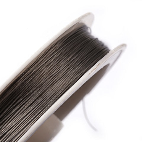 0.38mm Tiger Tail Beading Wire ~ Grey ~ approx. 50 metres