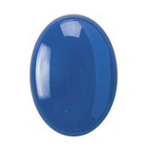 Blue Onyx Gemstone Cabochon ~ 10x8mm