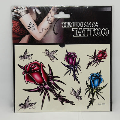 Temporary Tattoo Stickers ~ Roses