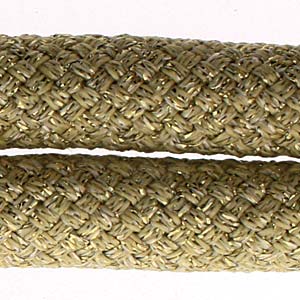 Thick Climbing Rope ~ 10mm in Dia ~ Gold ~ 50cm