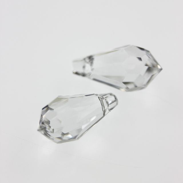 Swarovski Crystal Drop ~ 15mm ~ Crystal