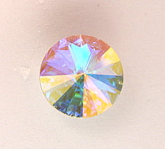 Swarovski Crystal Round Rivoli Stone ~ 12mm ~ Crystal AB