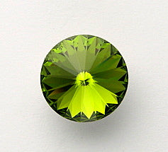 Swarovski Crystal Round Rivoli Stone ~ 12mm ~ Olivine
