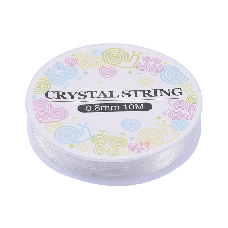 Crystal Elastic ~ 0.8mm Clear Stretch Cord ~ 10m/spool