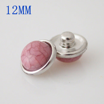 Mini Snap Button ~ 12mm ~ Pink