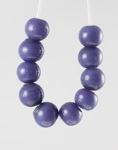 150 x Round Glass Beads ~ 4mm ~ Blueberry