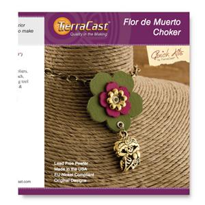 TierraCast Quick Kit ~ Flor de Muerto Choker