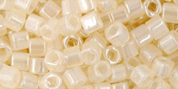 TOHO 3mm Cube Beads ~ 10g ~ Ceylon Lt Ivory