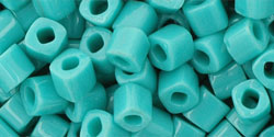 TOHO 4mm Cube Beads ~ 10g Opaque Turquoise