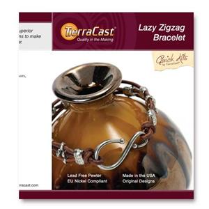 TierraCast Quick Kit ~ Lazy Zigzag Bracelet