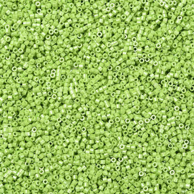 MGB Matsuno glass seed beads in light green colour