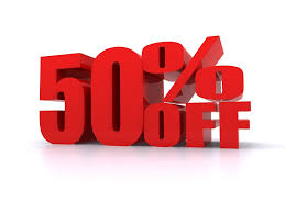 50% OFF Selected Items