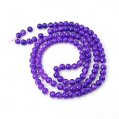 Spray Painted Glass Beads (Strands)