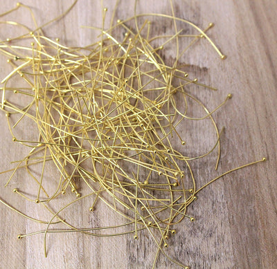 The Bead Store gold plated ball head pins 20 grams