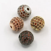 Cubic Zirconia Beads