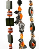 Halloween Bracelets - Orange & Black