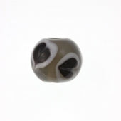 Heart Spots Glass Beads