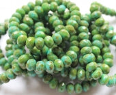 Czech Rondelle Beads
